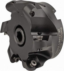Kennametal - 4" Cut Diam, 0.394" Max Depth, 1-1/4" Arbor Hole, 6 Inserts, RD 20 Insert Style, Indexable Copy Face Mill - C7710VRD20A4.00Z06R Cutter Style, 1.969" High, Through Coolant, Series 7710 - Americas Industrial Supply