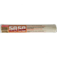 Wooster Brush - 1/2" Nap, 18" Wide Paint Roller - Semi-Rough Texture, Wool/Poly Blend - Americas Industrial Supply