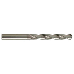 1 mm Dia. × 1 mm Shank × 12 mm Flute Length × 36 mm OAL, Jobber, 118°, Uncoated, 2 Flute, External Coolant, Round Solid Carbide Drill