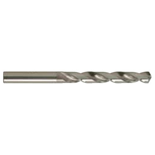 3.3 mm Dia. × 3.3 mm Shank × 36 mm Flute Length × 65 mm OAL, Jobber, 118°, Uncoated, 2 Flute, External Coolant, Round Solid Carbide Drill