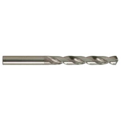 3.4 mm Dia. × 3.4 mm Shank × 39 mm Flute Length × 70 mm OAL, Jobber, 118°, Uncoated, 2 Flute, External Coolant, Round Solid Carbide Drill