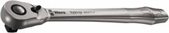 Wera - 1/2" Drive Slim Line Head Quick-Release Ratchet - Satin Finish, 281mm OAL, 76 Gear Teeth, Ergonomic Handle, Reversible Head - Americas Industrial Supply