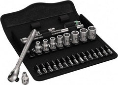 Wera - 1/4" Drive Standard Socket Set - 5 to 13mm - Americas Industrial Supply