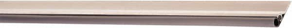 National Guard Products - 17' Long x 1" Wide, Head & Jamb Weatherstripping - 1-3/4" Door Thickness, Aluminum - Americas Industrial Supply