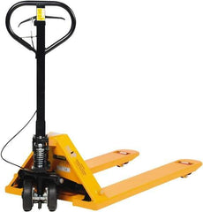 Vestil - 5,500 Lb Capacity, 7-3/4" Lift Economy Pallet Truck - 2-7/8" Min Lift Height, 48" Fork Length x 27" Fork Width, 27" Overall Width - Americas Industrial Supply