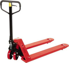 Vestil - 5,500 Lb Capacity, 7-3/4" Lift Economy Pallet Truck - 2-7/8" Min Lift Height, 48" Fork Length x 27" Fork Width, 27" Overall Width - Americas Industrial Supply