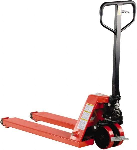 Vestil - 5,000 Lb Capacity, 8" Lift Wheel Nose Pallet Truck - 3-1/2" Min Lift Height, 38" Fork Length x 20" Fork Width, 20" Overall Width - Americas Industrial Supply