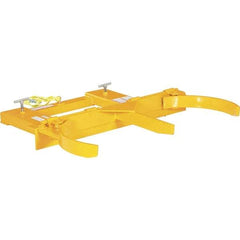 Vestil - 2,000 Lb Load Capacity, 55 Gal Drum Grab - 46-1/4" Wide x 9-3/8" High, Steel Wheels - Americas Industrial Supply