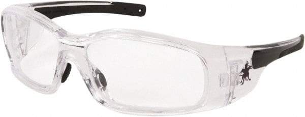MCR Safety - Clear Lenses, Framed Safety Glasses - Anti-Fog, Scratch Resistant, Size Universal, Wrap Around - Americas Industrial Supply