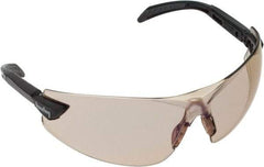 PRO-SAFE - Indoor/Outdoor Blue Lenses, Frameless Safety Glasses - Anti-Fog, Scratch Resistant, Adjustable Temples, Size Universal, Wrap Around - Americas Industrial Supply