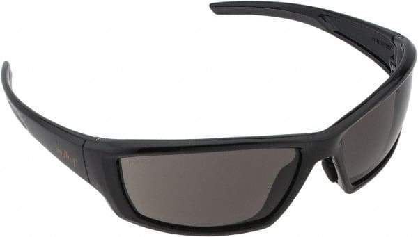 PRO-SAFE - Gray Lenses, Framed Safety Glasses - Anti-Fog, Scratch Resistant, Size Universal, Wrap Around - Americas Industrial Supply