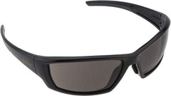 PRO-SAFE - Gray Lenses, Framed Safety Glasses - Anti-Fog, Scratch Resistant, Size Universal, Wrap Around - Americas Industrial Supply