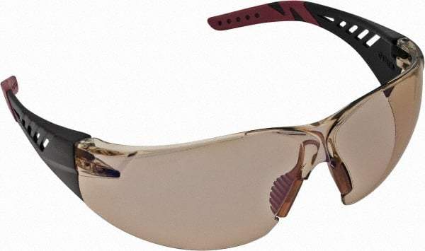 PRO-SAFE - Indoor/Outdoor Blue Lenses, Frameless Safety Glasses - Anti-Fog, Scratch Resistant, Size Universal, Wrap Around - Americas Industrial Supply