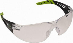 PRO-SAFE - Clear Lenses, Frameless Safety Glasses - Anti-Fog, Scratch Resistant, Size Universal, Wrap Around - Americas Industrial Supply