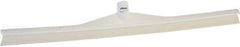 Vikan - 27.56" Rubber Blade Floor Squeegee - Single Edge, White, Plastic Holder - Americas Industrial Supply