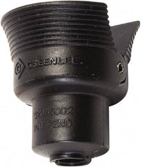 Greenlee - 1/2" Conduit Round Lock - 8" Hole Length x 1/2" Hole Width x 1/2" Hole Diam - Americas Industrial Supply