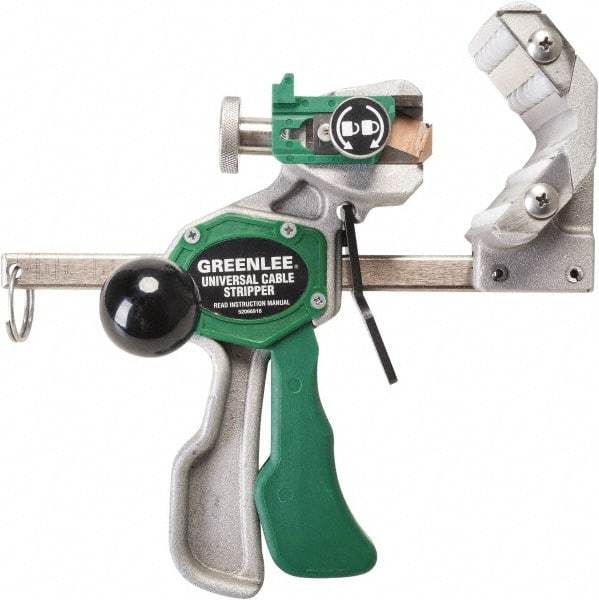 Greenlee - 1/2" to 3" Capacity Cable Wire Stripper - 1/2" Min Wire Gage - Americas Industrial Supply