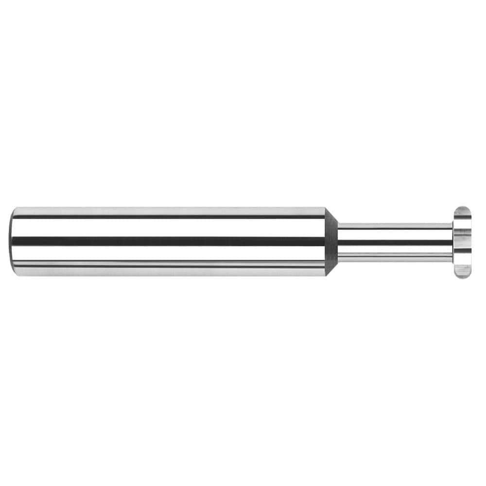 Harvey Tool - 3/8" Cut Diam, 5/32" Cut Width, 3/8" Shank, Straight-Tooth Woodruff Keyseat Cutter - Exact Industrial Supply