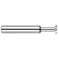 Harvey Tool - 5/16" Cut Diam, 0.04" Cut Width, 5/16" Shank, Straight-Tooth Woodruff Keyseat Cutter - Exact Industrial Supply