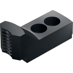 Schunk - 10" Max Chuck Diam 1.5mm x 60° Serrated Hard Lathe Chuck Top Jaws - Americas Industrial Supply