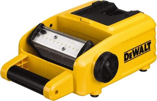 DeWALT - 18 \x96 20 VAC Volts, 1500 Lumens, Cordless Work Light - Yellow/Black, 25 hr Run Time - Americas Industrial Supply