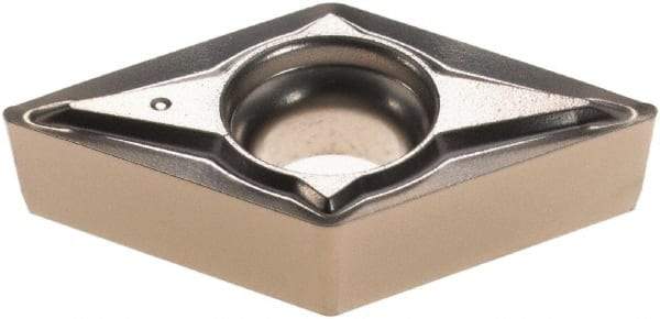 Walter - DCGT32.51 PF2 Grade WSM20 Carbide Turning Insert - TiAlN/Al2O3/ZrCN Finish, 55° Diamond, 3/8" Inscr Circle, 5/32" Thick, 1/64" Corner Radius - Americas Industrial Supply