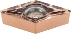 Walter - DCGT32.52 PF2 Grade WXN10 Carbide Turning Insert - TiCN Plus Finish, 55° Diamond, 3/8" Inscr Circle, 5/32" Thick, 1/32" Corner Radius - Americas Industrial Supply