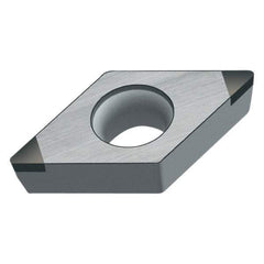 Walter - DCMW32.51 Grade WCB50 CBN Turning Insert - Uncoated, 55° Diamond, 3/8" Inscr Circle, 5/32" Thick, 1/64" Corner Radius - Americas Industrial Supply