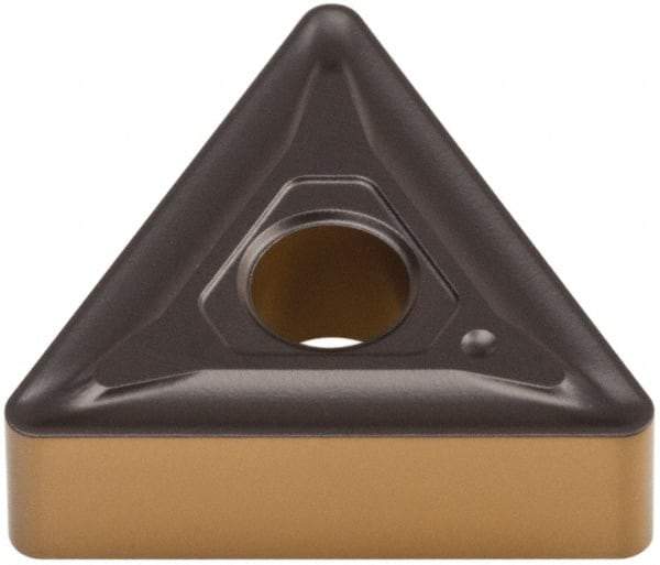 Walter - TNMG332 NM5 Grade WAK20 Carbide Turning Insert - TiCN/Al2O3/TiN Finish, Triangle, 3/8" Inscr Circle, 3/16" Thick, 1/32" Corner Radius - Americas Industrial Supply