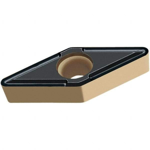 Walter - VBMT332 PS5 Grade WSM20 Carbide Turning Insert - TiAlN/Al2O3/ZrCN Finish, 35° Diamond, 3/8" Inscr Circle, 3/16" Thick, 1/32" Corner Radius - Americas Industrial Supply