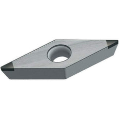 Walter - VBMW331 Grade WCB30 CBN Turning Insert - Uncoated, 35° Diamond, 3/8" Inscr Circle, 3/16" Thick, 1/64" Corner Radius - Americas Industrial Supply