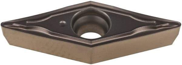 Walter - VCMT221 PF4 Grade WSM20 Carbide Turning Insert - 35° Diamond, 1/4" Inscr Circle, 1/8" Thick, 1/64" Corner Radius - Americas Industrial Supply