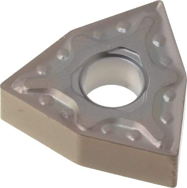 Walter - WNMG431 NM4 Grade WSM30 Carbide Turning Insert - 80° Trigon, 1/2" Inscr Circle, 3/16" Thick, 1/64" Corner Radius - Americas Industrial Supply