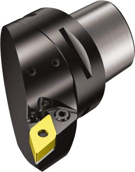 Sandvik Coromant - Left Hand Cut, Size C4, DNMG 442 Insert Compatiblity, Modular Turning & Profiling Cutting Unit Head - 27mm Ctr to Cutting Edge, 55mm Head Length, Through Coolant, Series T-Max P - Americas Industrial Supply