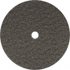 WALTER Surface Technologies - 4-1/2" Super Fine Grade Aluminum Oxide Deburring Disc - 7/16" Center Hole, Hook & Loop Connection, Gray, 11,000 Max RPM - Americas Industrial Supply