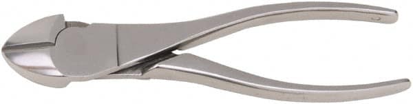 Aven - 7" OAL, 12 AWG Capacity, Diagonal Cutter - 3/4" Jaw Length x 5/8" Jaw Width, Oval Head, Stainless Steel Handle - Americas Industrial Supply