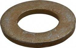 Gibraltar - 1-1/4" Screw, Alloy Steel Structural Flat Washer - 1-3/8" ID x 2-1/2" OD, 1/4" Thick, Zinc Yellow Dichromate Finish - Americas Industrial Supply
