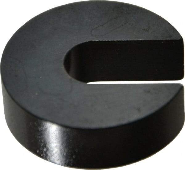 Gibraltar - 5/16 or 3/8" Bolt, 3/8" Thick, Black Oxide Finish, Case Hardened Steel C Washer - Grade 12L14, 13/32" Inside & 1-1/4" OD - Americas Industrial Supply