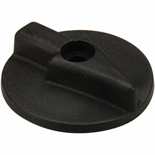 Dynabrade - Air Dual Action Sander Round Switch - Top - Use with 57220, 57221, 57222, 57223, 57224, 57225, 57226, 57227, 57228, 57229 - Americas Industrial Supply