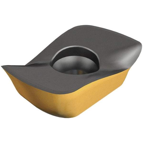 Iscar - APKT1003 FF Grade IC808 Carbide Milling Insert - TiAlN/AlTiN/TiN Finish, 0.1378" Thick, 1.9mm Corner Radius - Americas Industrial Supply