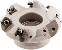 Iscar - 3" Cut Diam, 1" Arbor Hole, 0.138" Max Depth of Cut, 45° Indexable Chamfer & Angle Face Mill - 7 Inserts, ONHU 0505\xB6OXMT 0507\xB6S845 SN.U 1305 Insert, Right Hand Cut, 7 Flutes, Series Helido - Americas Industrial Supply