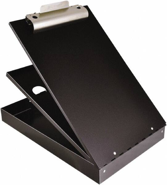 Saunders - 2-3/4" Long x 9" Wide, Clip Board - Black - Americas Industrial Supply