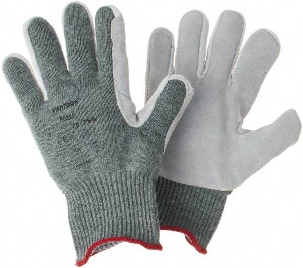 Ansell - Size S, ANSI Cut Lvl A5, Abrasion Lvl 5, Cut Resistant Gloves - Gray - Americas Industrial Supply