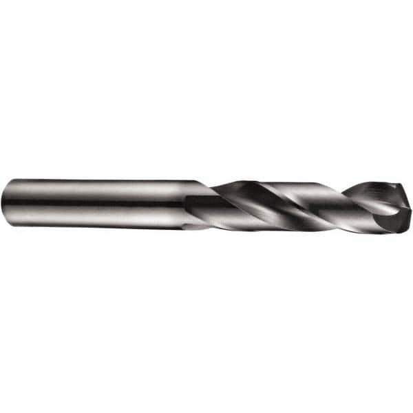 DORMER - 7/16" 140° Spiral Flute Solid Carbide Screw Machine Drill Bit - Americas Industrial Supply