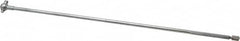 SPI - 1/2 to 3/4 Inch, 12 Inch Overall Length, Telescoping Gage - 12 Inch Long Handle, Hardened Tool Steel, Satin Chrome Finish - Americas Industrial Supply