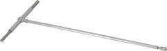 SPI - 3-1/2 to 6 Inch, 12 Inch Overall Length, Telescoping Gage - 12 Inch Long Handle, Hardened Tool Steel, Satin Chrome Finish - Americas Industrial Supply