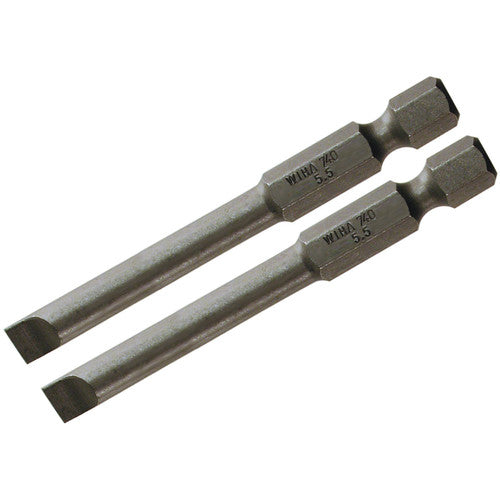 5.5MM 70MM OAL SLOT POWER BIT 2/PK - Americas Industrial Supply
