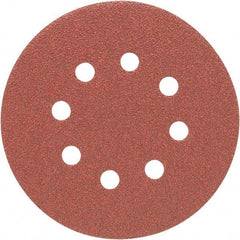 Porter-Cable - 5" Diam, 220 Grit Aluminum Oxide Adhesive PSA Disc - Very Fine Grade, Tan, C Weighted Backing, Flexible, 13,000 Max RPM - Americas Industrial Supply