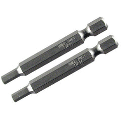 2.5MM 70MM OAL HEX POWER BIT 2/PK - Americas Industrial Supply