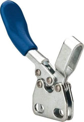 Gibraltar - 60 Lb Holding Capacity, Horizontal Handle, Manual Hold Down Toggle Clamp - 80° Handle Movement, 90° Bar Opening, U-Bar, Straight Base, Carbon Steel - Americas Industrial Supply